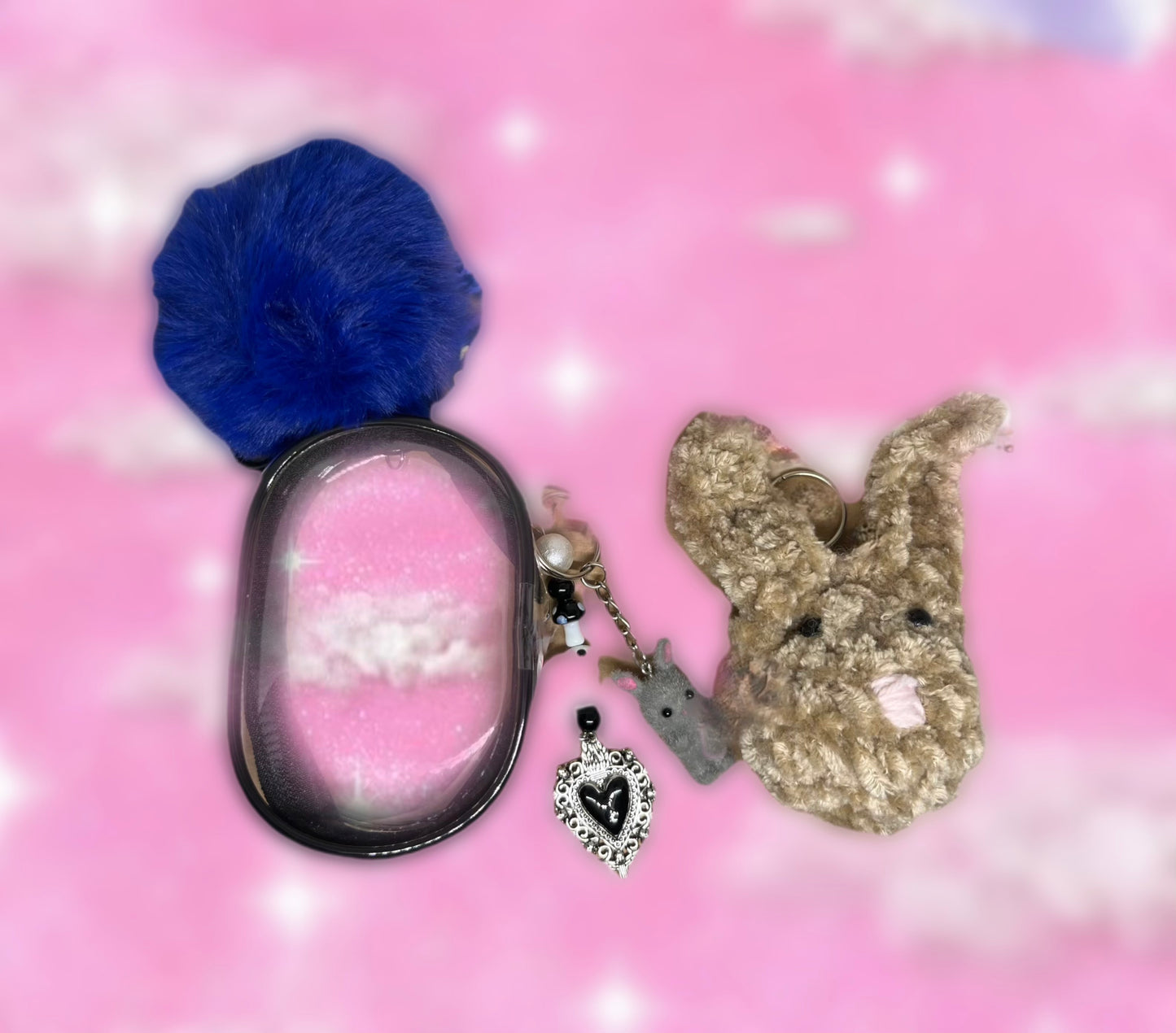 BUNNY BAG CHARM (Blue)