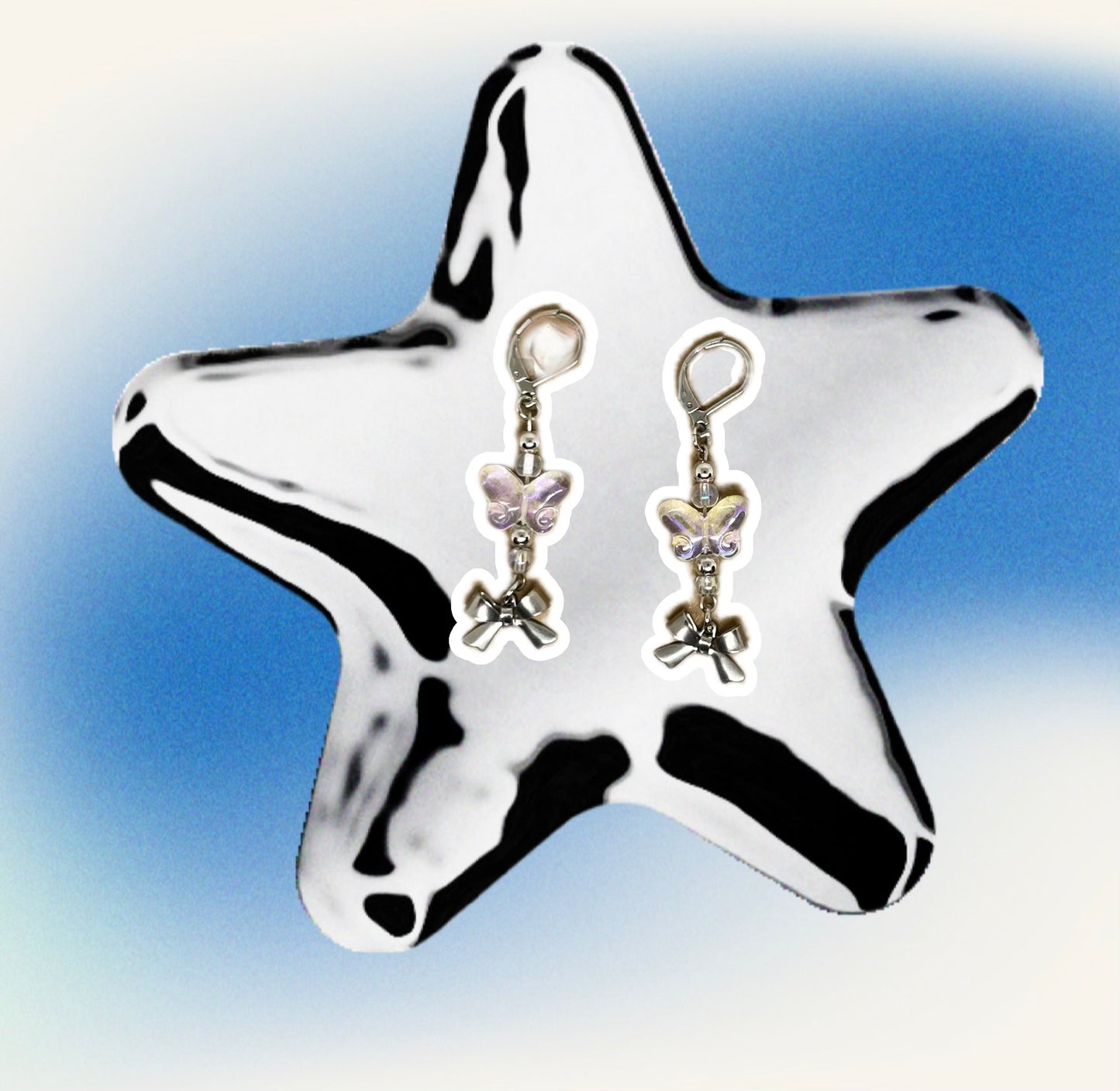 Butterfly Pearlescent Earrings